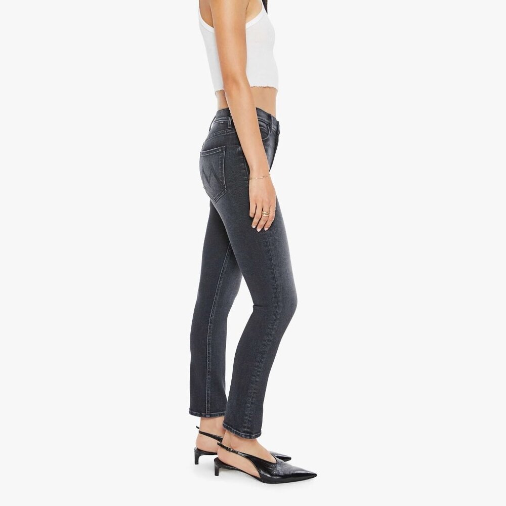 MOTHER Mid Rise Dazzler Flood Jean - Not Today Satan Size 25 - Picture 2 of 10